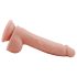 Mr. Dixx 7.6 - Dildo con ventosa e testicoli - naturale (19,5 cm)