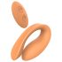 Glam - vibratore ricaricabile per coppie (arancione)