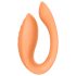 Glam - vibratore ricaricabile per coppie (arancione)