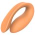 Glam - vibratore ricaricabile per coppie (arancione)