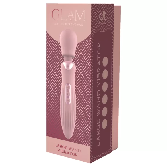 Glam - grande vibratore wand (rosa)