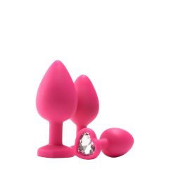   Kit per l'allenamento anale Flirts - Set di dildo anali (3 pezzi) - rosa