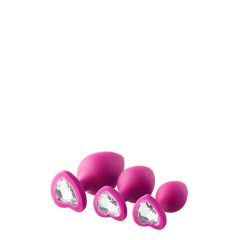   Kit per l'allenamento anale Flirts - Set di dildo anali (3 pezzi) - rosa
