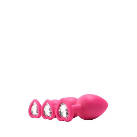 Kit per l'allenamento anale Flirts - Set di dildo anali (3 pezzi) - rosa