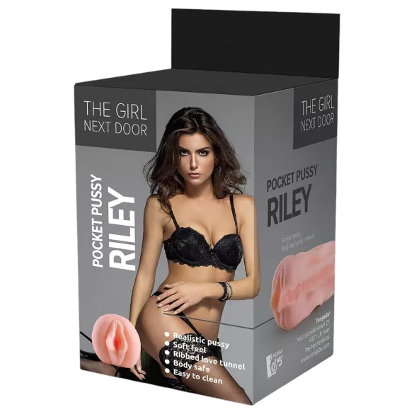 The Girl Next Door Riley - masturbatore realistico vaginale - colore naturale