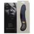 Goddess - vibratore riscaldante zigrinato (blu scuro)