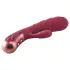 Dinky Jimmy K. Duo - vibratore con stimolatore clitorideo ricaricabile - rosso