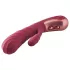 Dinky Jimmy K. Duo - vibratore con stimolatore clitorideo ricaricabile - rosso