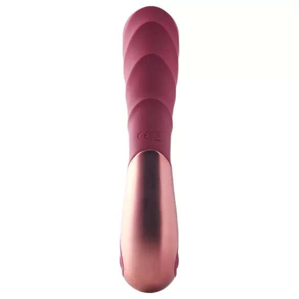 Dinky Jimmy K. Duo - vibratore con stimolatore clitorideo ricaricabile - rosso