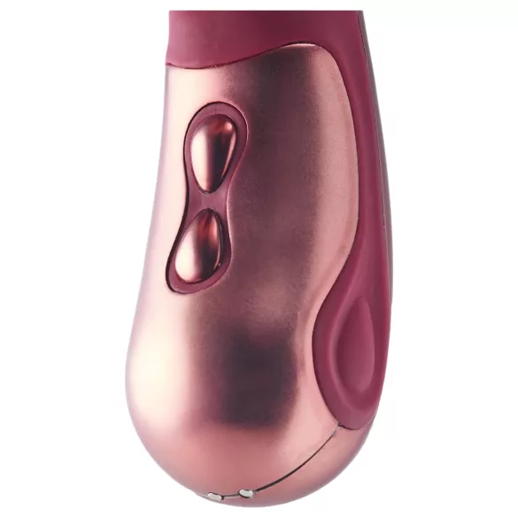 Dinky Jimmy K. Duo - vibratore con stimolatore clitorideo ricaricabile - rosso
