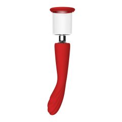   Rivoluzione Rossa Georgia - Vibratore ricaricabile per Punto-G e aspiratore vaginale (rosso)
