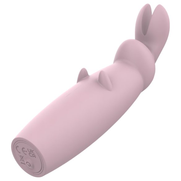 Nude Hazel - vibratore clitorideo rabbit ricaricabile - silicone viola