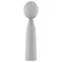 Nude Luna - mini wand vibratore ricaricabile - grigio