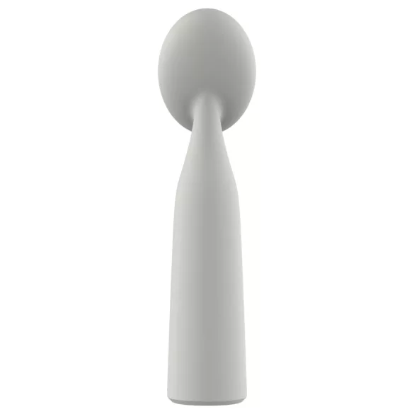 Nude Luna - mini wand vibratore ricaricabile - grigio