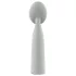 Nude Luna - mini wand vibratore ricaricabile - grigio