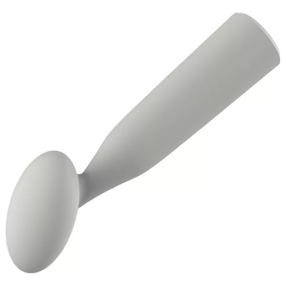 Nude Luna - mini wand vibratore ricaricabile - grigio