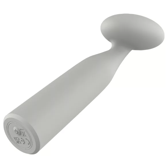 Nude Luna - mini wand vibratore ricaricabile - grigio