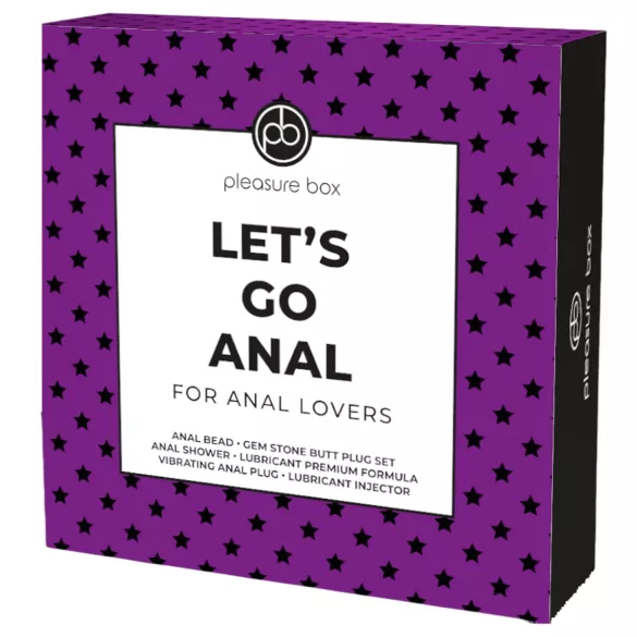 Pleasure Box Let's Go Anal - kit anale completo - 7 pezzi