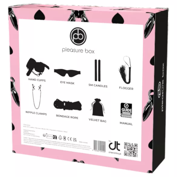 Pleasure Box Let's Go Kink - set bondage - 6 pezzi
