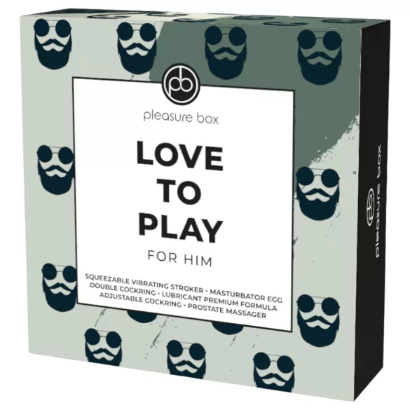 Pleasure Box Love to Play - set masturbatore uomo - 6 pezzi