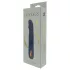 Goddess - vibratore rotante con perline spingenti (blu scuro)
