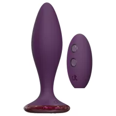 Glam - vibratore anale con telecomando (viola)