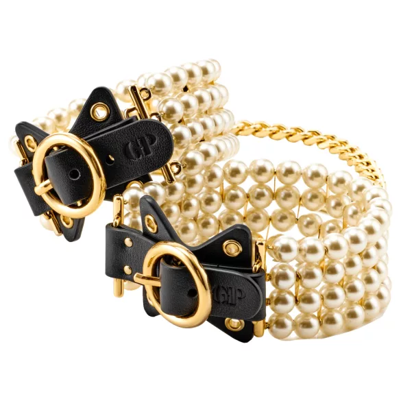 Allure - cavigliera con perle - nero