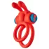 Dreamtoys Love Signal - anello vibrante per pene (rosso)