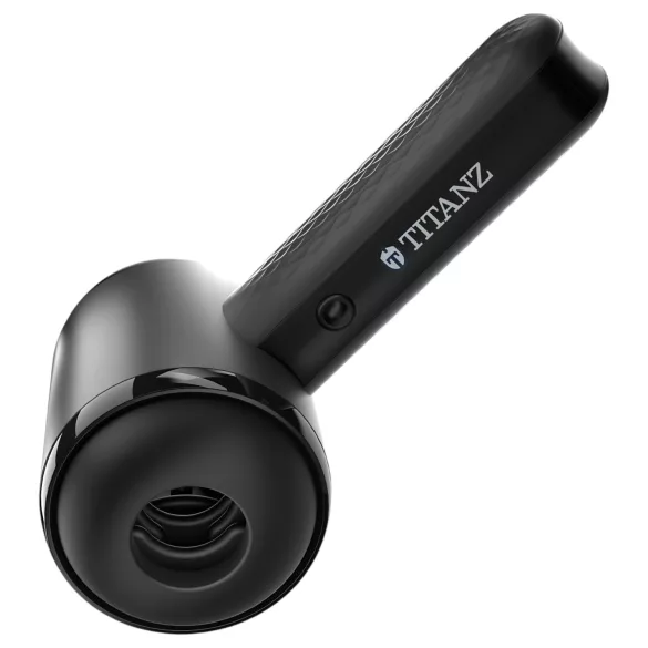 Pistola a spinta Titanz - masturbatore automatico (nero)
