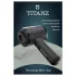 Pistola a spinta Titanz - masturbatore automatico (nero)