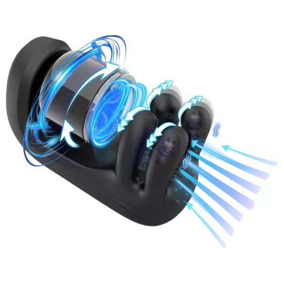 Titanz Auto Squeeze - masturbatore automatico (nero)
