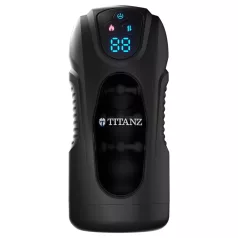   Titanz Ultimate Heat & Thrusting - masturbatore automatico (nero)
