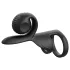 Snail Vibe Jovi - anello fallico con vibratore coppia - silicone nero
