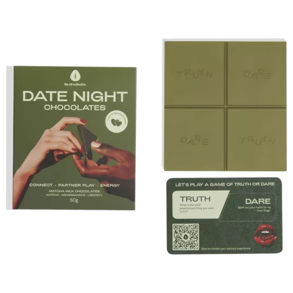 The Oh Collective Date Night Matcha - cioccolato al matcha e fragola per coppie (50 g)
