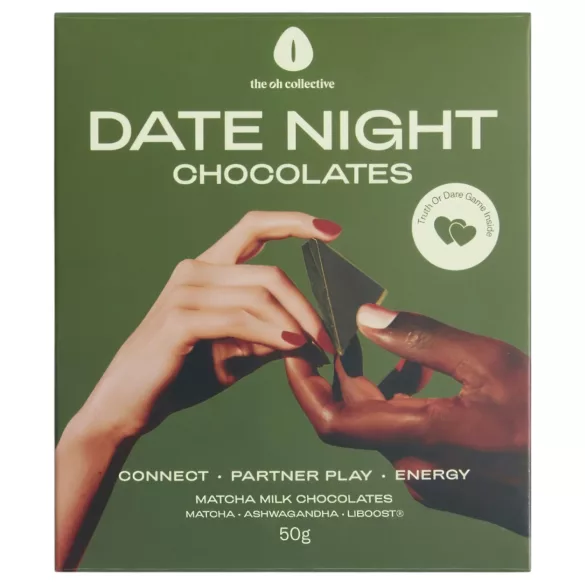 The Oh Collective Date Night Matcha - cioccolato al matcha e fragola per coppie (50 g)