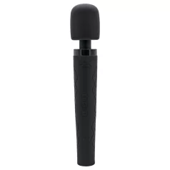 Pixey Deluxe Black Velvet - vibratore wand L (nero)