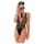 Zôf Police Desire - costume da poliziotta con body velato (nero) - L/XL