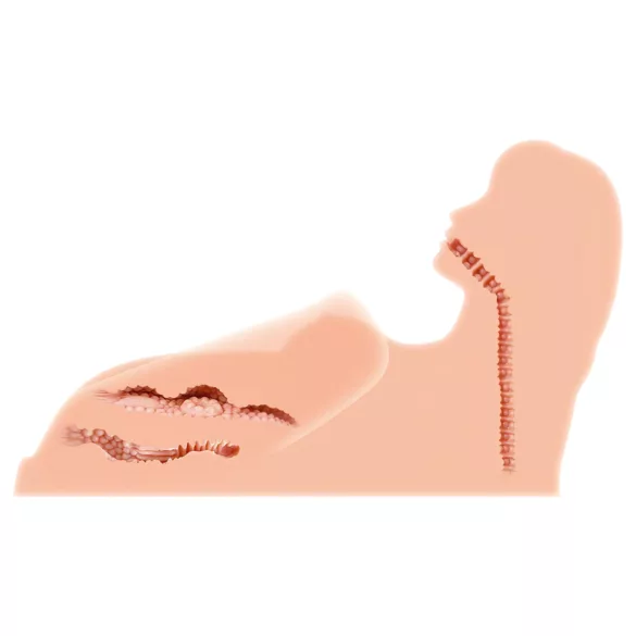 Kokos Hera 3 - masturbatore realistico gigante - colore naturale