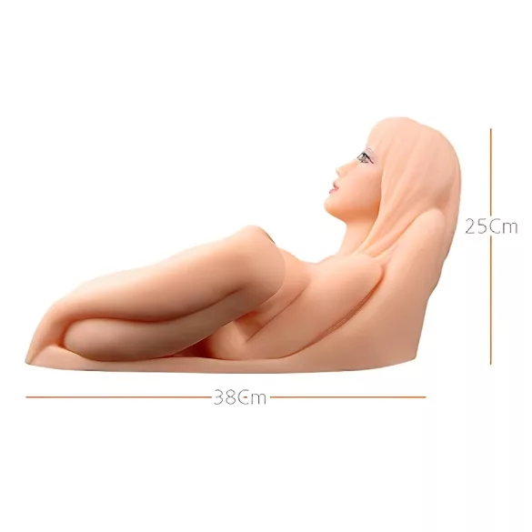 Kokos Hera 3 - masturbatore realistico gigante - colore naturale