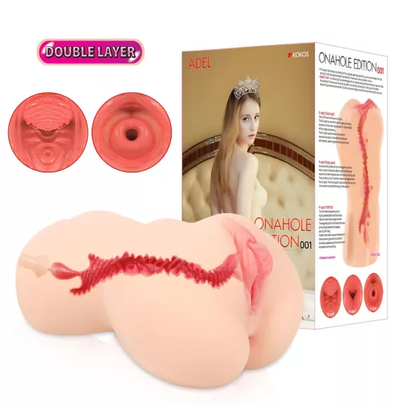Kokos Onahole 001 XL - masturbatore vaginale realistico (color carne)