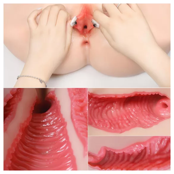 Kokos Vanilla 004 - masturbatore realistico a torso - colore naturale