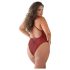 Allure - body a stampa leopardata (rosso)