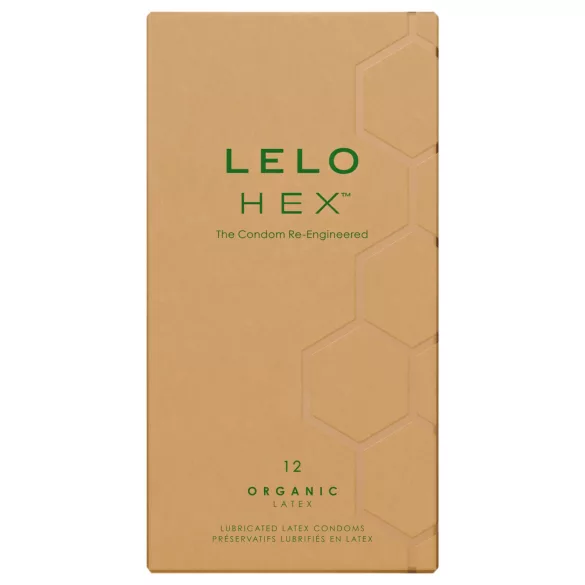 LELO Hex Organic - preservativi ultra sottili lattice naturale 12 pezzi
