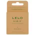 LELO Hex Organic - preservativi potenti - lattice naturale - 3 pezzi
