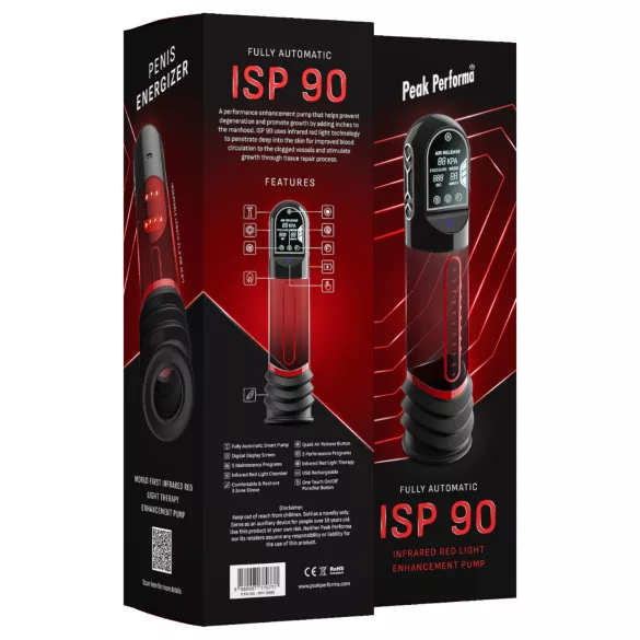 Peak Performa - pompa pene automatica con LED - trasparente