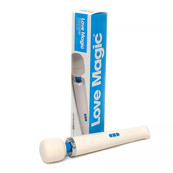 Love Magic Wand - vibratore massaggiante ricaricabile - bianco