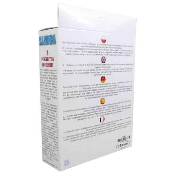 Sandra - bambola gonfiabile donna - PVC - 165 cm