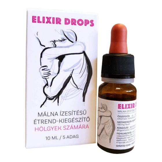 ELISIR - gocce afrodisiache per donne al gusto di lampone (10ml)