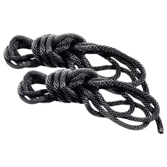 S&M - set di corde bondage setoso (nero, 2 x 1,83 m)