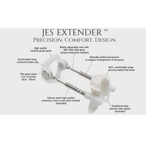 Estensore Jes-Extender - Dispositivo Originale per l'Ingrandimento del Pene Fino a 24cm